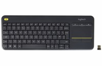 Logitech Wireless Touch Keyboard K400 Plus - INTNL - UK layout - Black
