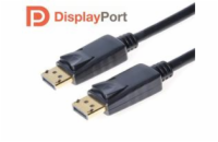 PREMIUMCORD DisplayPort 1.2 přípojný kabel M/M, zlacené konektory, 0.5m