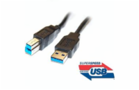 PREMIUMCORD Kabel USB3.0 propojovací A-B, Super-speed 5Gbps, 5m