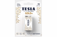 Tesla 9V GOLD+ alkalická (6LR61), 1 ks, ND