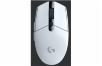 Logitech myš Gaming G305 optická 6 tlačítek 12000dpi - bílá - bezdrátová