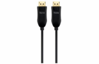 PREMIUMCORD Optický DisplayPort 1.4 přípojný kabel M/M, zlacené konekt. 15m