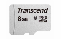 TRANSCEND MicroSDHC karta 8GB 300S, Class 10, bez adaptéru