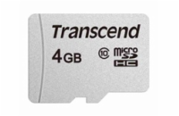 Transcend 4GB microSDHC 300S (Class 10) paměťová karta (bez adaptéru)