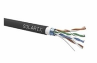 Solarix instalační kabel CAT5E FTP PVC+PE Fca dvojitý plášť 305m/cívka