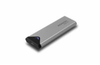 Axagon EEM2-UG2, USB-C 3.2 Gen 2 - M.2 NVMe SSD kovový box, délka 42 až 80 mm