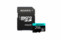 ADATA MicroSDXC 256 GB AUSDX256GUI3V30SA2-RA1 ADATA V30S/micro SDXC/256GB/100MBps/UHS-I U3 / Class 10/+ Adaptér