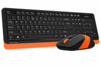 A4tech FG1010 FSTYLER set bezdr. klávesnice + myši, oranžová barva