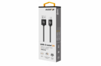 ALIGATOR datový kabel 2A, USB-C, délka 2m, černá