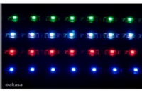 AKASA LED pásek Vegas, Molex 12V napájení, 60cm, modrý