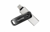 SanDisk iXpand Flash Drive Go/256GB/300MBps/USB 3.0/Lightning + USB-A/Černá
