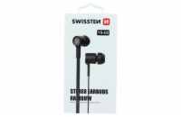 Swissten Sluchátka Earbuds Rainbow Ys-D2 Černé