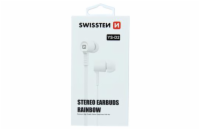 Swissten Sluchátka Earbuds Rainbow Ys-D2 Bílé