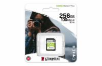 Kingston SDXC karta 256GB SecureDigital Canvas Select Plus (SDXC) 100R 85W Class 10 UHS-I