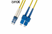OPTIX LC-SC patch cord 09/125 10m duplex G657A 1,8mm