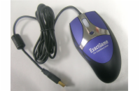 EXACTGAME EG-ExactGame9000/Herní/Laserová/Pro praváky/2 000 DPI/Drátová USB/Černá-modrá