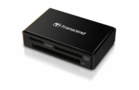 TRANSCEND Card Reader F8 + USB kabel, USB 3.0, Black