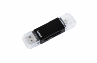 HAMA čtečka paměťových karet Basic USB 2.0/micro USB OTG/ SD/microSD/ černá