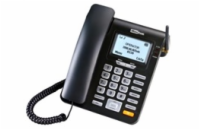 MaxCom MM28D, stolní GSM telefon, černá