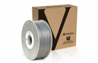 VERBATIM 3D Printer Filament ABS 1.75mm, 404m,1kg silver/metal grey (OLD PN 55016)