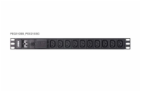 Aten PE0210S Základní 1U PDU s přepěťovou ochranou 16A Vstup C20 výstup 10X C13