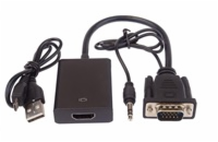 PREMIUMCORD VGA+audio elektronický konvertor na rozhraní HDMI FULL HD 1080p