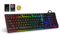 CONNECT IT NEO klávesnice pro hráče (CZ+SK verze), RGB podsvícení, reaguje na zvuk