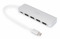 DIGITUS  Rozbočovač USB Type-C ™ 4 (USB 3.0) + PD