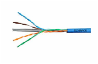 Schrack HSEKU423P4 U/UTP Cat.6 4x2xAWG24 300 MHz, PVC, Eca, 305m, modrý Kabel U/UTP Cat.6 4x2xAWG24 300 MHz, PVC modrý, Eca, 305m