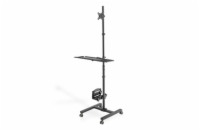 DIGITUS Mobile workstation with individual height adjustment