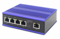 Digitus DN-650107 DIGITUS Professional Industrial 4-Port Fast Ethernet PoE Switch + 1 uplink port