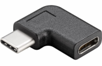 PremiumCord Adaptér USB-C/male - C/female zahnutý 90°