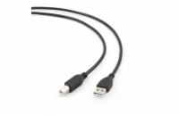USB kabel typu AB, délka 1,8m HQ černý