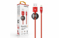 ALIGATOR PREMIUM Datový kabel 2A, Lightning červený