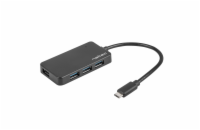 NATEC Silkworm Z27147 USB-C rozbočovač 4x USB 3.0 HUBSilkworm USB-C rozbočovač 4x USB 3.0 HUB