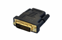 Akyga adaptér DVI-M 24+5/HDMI-F/Duplex/cerná