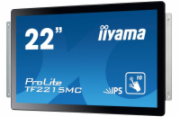 22" iiyama TF2215MC-B2: IPS, FullHD, capacitive, 10P, 350cd/m2, VGA, DP, HDMi, černý