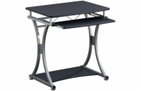 TECHLY 307308 Techly Compact computer desk 700x550 with sliding keyboard tray black graphite