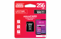 SDXC 256GB MICRO CARD class 10 UHS I + adaptér GOODRAM