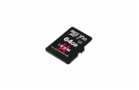 GOODRAM microSDXC karta 64GB IRDM (R:100/W:70 MB/s), UHS-I Class 10, U3, V30 + Adapter