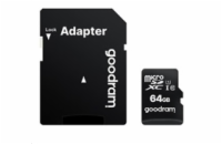 GOODRAM MicroSDXC karta 64GB M1AA, UHS-I Class 10, U1 + adaptér