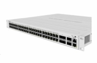 MikroTik Cloud Router Switch CRS354-48P-4S+2Q+RM, 650MHz CPU, 64MB, 1x10/100, 48xGLAN(PoE), 4xSFP+, 2xQSFP, vč. L5