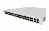 MikroTik CRS354-48P-4S+2Q+RM 650MHz CPU, 64MB, 48x Gbps PoE LAN, 4x 10 Gbps SFP+, 2x 40 Gbps QSFP+, 1x PSU, 1U, L5