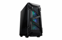 ASUS case TUF GAMING GT301 BLACK AURA, ATX Tower, černá, bez zdroje