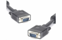 PREMIUMCORD Kabel VGA propojovací 15m HQ (HD15M/M, DDC2, 3x Coax + 8 žil, feritová jádra)