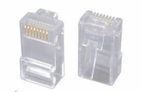 Solarix Konektor RJ45 CAT5E UTP 8p8c nestíněný neskládaný na drát
