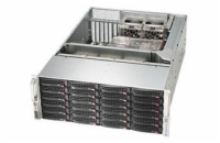 SUPERMICRO 4U chassis 24x 3,5" HS SAS/SATA (singel expanSAS3/12Gb - 8643)+2x2,5" volitelný ,2x1200W (80PLUS Titanium)