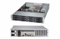 SUPERMICRO CSE-826BE1C-R920LPB SUPERMICRO 2U chassis 12x 3,5" HS SAS/SATA (12G Expander 1x SFF 8643) + volitelný 2x 2,5", 2x920W (80PLUS Platinum)