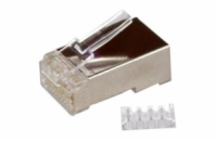 Konektor STP RJ45 (8p8c), Cat6, 50µm, skládaný, licna - 100 ks