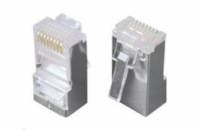 Solarix Konektor RJ45 CAT5E STP 8p8c stíněný neskládaný na drát / 100 ks KRJS45/5SLD